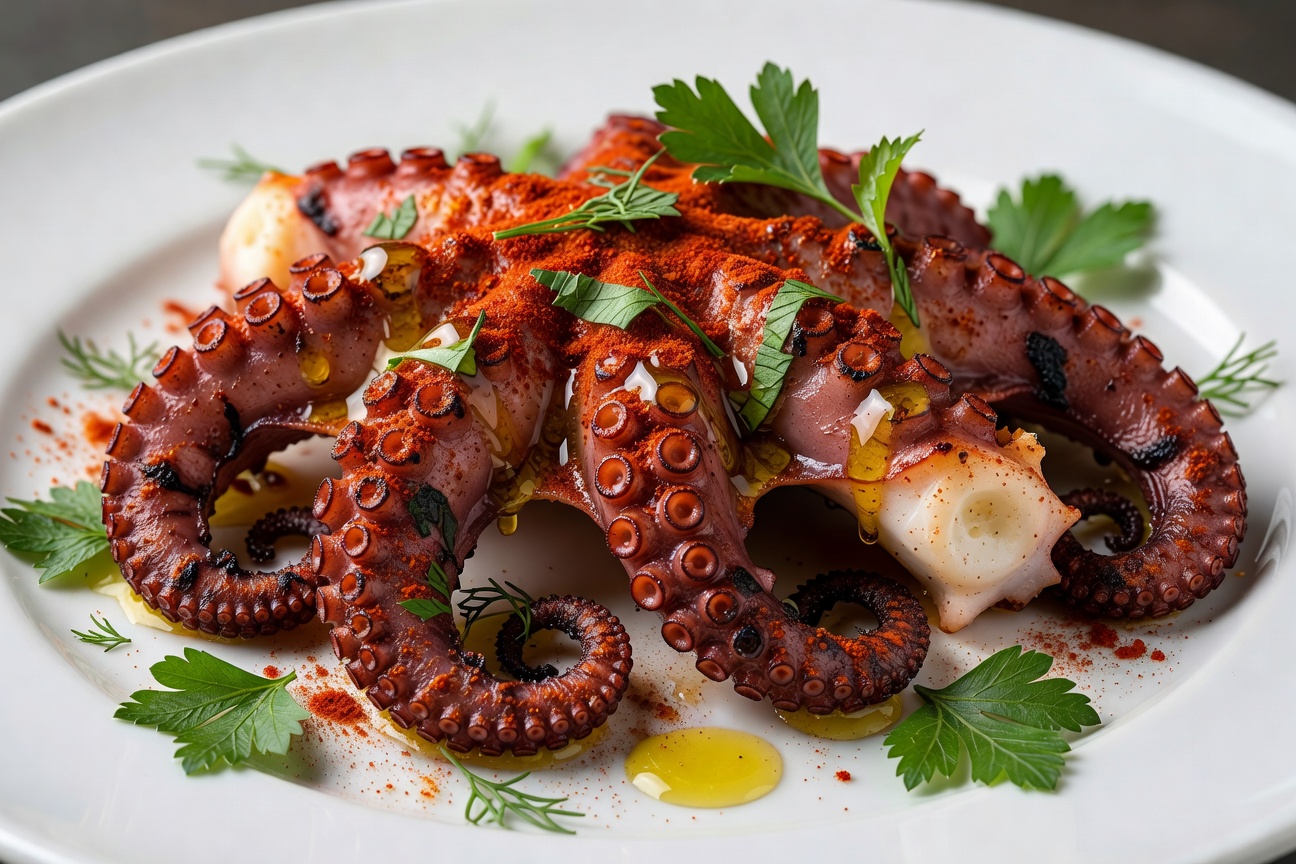 Pulpo a la brasa